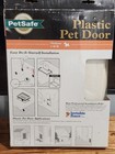 Petsafe Plastic Dog Pet Door For Medium Dog  Open Box Unused  10 5  X 15 