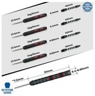 Steel Tip Darts Set 90 Tungsten 21g 22g 23g 24g With Flights Shafts Sharpener