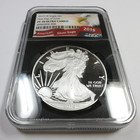 2019 W Ngc Pf70 Ucam Proof Fdi 1 Oz Silver American Eagle Sae Us  1 Coin  55594a