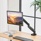 Single Monitor Mount Adjustable Gas Spring Vesa Desk Stand For 15-27in Screen
