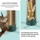 Squirrel Proof Metal Bird Feeder For Bluebirds   Cardinals     4 Feeding Ports