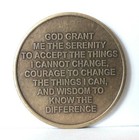 Alcoholic 8 Year Recovery - One Day Chip-medallion Coin Medal Token Aa Anonymous