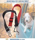 Adjustable Dog Car Seat Belt Safety Leash Durable Nylon Pet Seatbelt For Travel