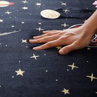 Coral Velvet Area Rug - 1  Thick Memory Foam Baby Play Mat  Washable Toddler    