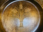 Wooden Bread Plate    gib Uns Heute Unser T  glich Brot        9-1 2     Delicately Carved