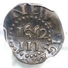 1652 N-34 R-2 Pcgs Au 55 Massachusetts Pine Tree 3 Pence Colonial Coin