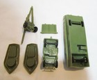 Marx Battleground Playset Landing Craft Jeep Cannon Rafts 54mm Vintage U s  Army