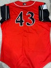 Milb Jackson Generals Game Used worn Nigh Of Heart Jersey Tyler Marlette