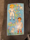 Vtg Saalfield Artcraft  1732 Heidi   Peter Paper Dolls Clothing Uncut 1960 s