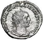 Gallienus Ar Antoninianus  vota Orbis Two Victories  Shield On Palm  Rare