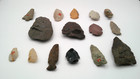 Lot Of 20 Arrowheads Stone Points Mixed Sizes Primitive Artifact Unverified