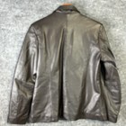 Vintage Leather Jacket Womens Large Excelled Collection Chocolate Brown Full Zip