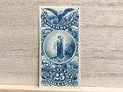 1862  25 Us Revenue Essay  maryland State Coat Of Arms   turner 78-a In Blue 