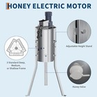 Electric Honey Extractor 3 Frame Capacity Stainless Steel Honey Spinner 140w 