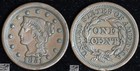 1851 Braided Hair Large Cent  Extremely Fine  Condition  Free Shipping  C6332