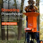 Superhandy Electric Leaf Mulcher Shredder - Steel Construction  15-amp 120v Ac M