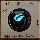 Unc 2017 Canada Toonie 2 Dollars Glow In The Dark Dance Of Spirits Colour Coin J