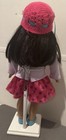 Authentic American Girl 18  Doll Purple Flower Shirt Welliewisher Skirt Lot
