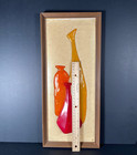 Vintage Mid Century Modern Lucite Type Bottle Wall Art Mcm Prob Richter Artcraft