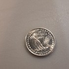 1917 P Type 1 Standing Liberty Quarter Au  - Scratches On Reverse - Sharp Strike
