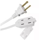 6 Ft  16 2 Light Duty Indoor Multi-outlet Extension Cord  White