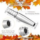 12 Pcs Maple Syrup Tapping Kit 304 Stainless Steel Tree Tap Spout For Taking Bir