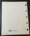 1982   1983 Harley Davidson Fxr Models Parts Catalog