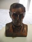 Abraham Lincoln Copper Bust Coin Bank   Lincoln Federal Savings   Vintage