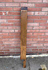 Antique Fluted Square Painted Oak Stairs Wood Newel Post 52 X 5 X 5