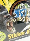 King Kong 2005 Sticker Box W colouring Book   200  Stickers     Sealed