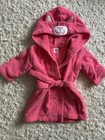Set Of 2 Carters Baby Bath Robes Size 0-9 Month Cat   Llamas - Bonus Towels