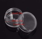 10 Pack Small Clear Containers Multi-use Screw Top Container