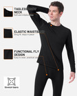 Mens Thermal Underwear Set Fleece Lined Long Johns Base Layer Top Bottom Cold We