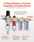 Uimoso Air Compressor Filter 3 4  Npt 4-stage Drying System With Auto Drain