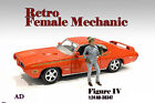Retro Female Mechanic Iv American Diorama 1 24 Scale Figurine 2 5  Lady Figure