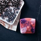 Stasher Premium Silicone Reusable Food Storage Bags  5-pack Tie Dye  Multi Use