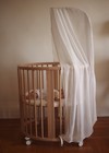 Stokke Sleepi Mini Crib Bundle With Mattress V3   Bed Extension Kit V3 - Natural
