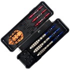 Cuesoul 95  Tungsten Professional Steel Tip Darts - With Black Dart Case