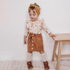 Kids Baby Girls Toddler Long Sleeve Outfits Tops Skirts Pants Shorts Clothes Set