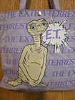Vintage 1982 E t  Tote Bag - The Extra-terrestrial Purple Canvas Bag 