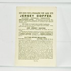 Antique Jersey Coffee Niagara Falls Trading Trade Card