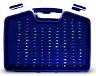 130pcs Mega Uv Tungsten Ice Fishing Jigs Deluxe Briefcase Perch Panfish Crappie