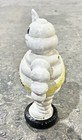 Michelin Man Bibendum On Tire Waving 9    Tall Cast Iron Bank Statue