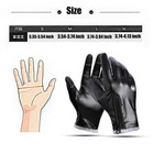 Tactical Gloves Windproof Leather Warm Winter Full Finger Gloves For Men Women