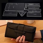 Acrylic Template Wallet - Leather Pattern Design For Diy Bags   Crafts