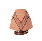 Nez Perce Corn Husk Hat Basketry Late 19th Century  6 375  H X 6 875  D