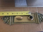 Antique  altena  Victorian Floral  Cast Bronze Entry Door Knob Back Plate 10 
