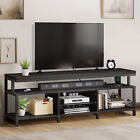 63 w Led Tv Stand W Power Outlets For 70 Inch Entertainment Center Media Console