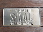 1985 86 87 Maine Vanity License Plate Jaw 2