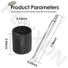 M158262 Deck Roller With Rod Fits John Deere Z425 Z435 Z445 Zero Turn Mower
